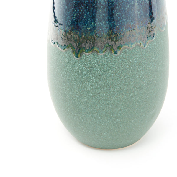 Batch #35, Tall Rounded Hand Glazed Vase